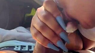 big black cock unloads thick cum straight in her mouth