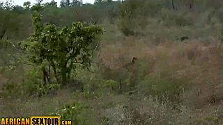 Horny African Teen's Perfect Big Ass Takes Wild Pussy Pounding Awahle!