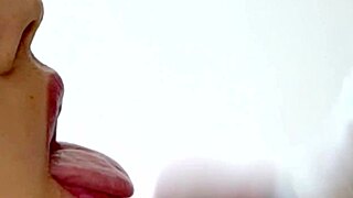 japanese lovers connect intimately with big cock pounding her tight pussy up close in pov