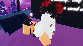 Fan Begs For Anal Pounding, Fills Her Ass With Cum In Roblox Condo Vvv!