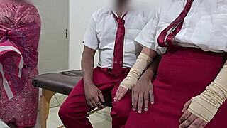 Students Fuck Wild As Teacher Watches!