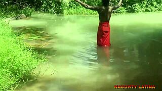 EbonY African Wife Creampied by Pastor During Baptism Close-Up Full Video!