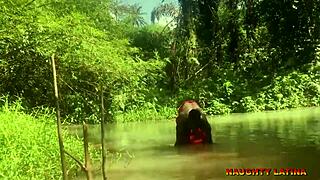 EbonY African Wife Creampied by Pastor During Baptism Close-Up Full Video!
