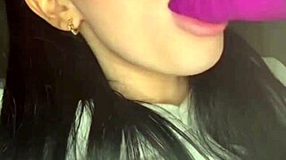 Specific British Brunette Coed Girlfriend Delivers Horny Blowjob Squirting Webcam Solo