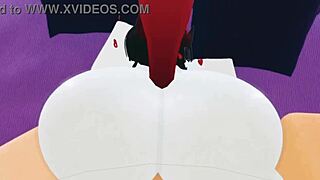 Fan Begs For Anal Pounding, Fills Her Ass With Cum In Roblox Condo Vvv!