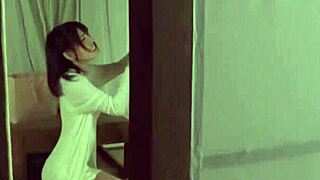 shaved japanese cunt yua ariga sucks cock in hardcore creampie