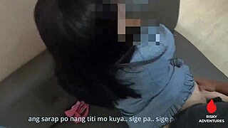 Pinay Housewife Fucks for Rent Cheating Slut