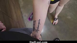 Stepdaughter Blowjobs Daddy for Cleaning Help Dadlust