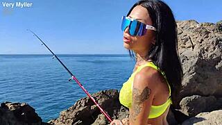 whoa very myller that italian tourist's big tits bounce while her ass gets wrecked public ocean pov cumshot gaping 4k