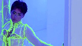 Nude Latina Teen Mia Valentine Strips To Dj!