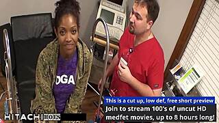 Doctor Forces Hitachi Orgasms On Tanned Patient Lotus Lain