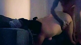 drippin wet wife bent over moanin for rough monster cock in livin room?