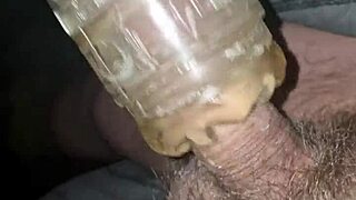 m4rkus77 fills his fleshlight handsfree outdoors breeding cum everywhere for voyeurs