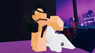 Fan Begs For Anal Pounding, Fills Her Ass With Cum In Roblox Condo Vvv!