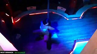 geraldine strips teases then deepthroats in deejay booth