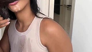 Ever seen a hot latina crave BBC like this deepthroat?