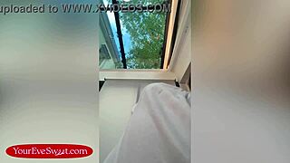 Eve sweet soaks wet riding dildo fantasizing about you