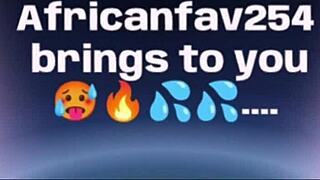 What happens when african babe meets massive interracial cocks