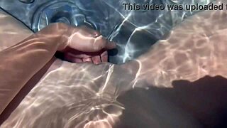 Artemisia's wet pussy fingering turns jacuzzi solo into steamy tease