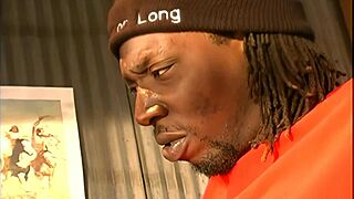 phyllisha anne fucks monster cock deepthroat anal in fishnets stockings