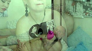 Roughly Pounding Wife's Tight Holes With Toys And Cock