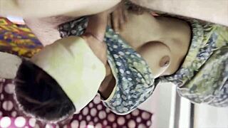 stepsis accident turns into rough homemade doggystyle pussy pounding frenzy