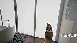 shy rich hijab milf craves handyman cock after teasing moans