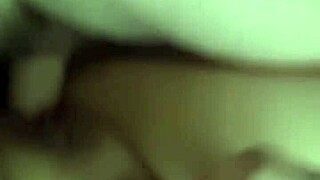 POV chubby Latina big ass girlfriend fucked sideways shaking curves hard