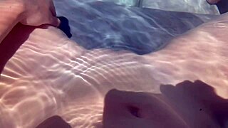 Artemisia's wet pussy fingering turns jacuzzi solo into steamy tease