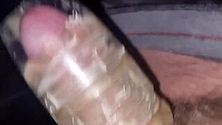 m4rkus77 fills his fleshlight handsfree outdoors breeding cum everywhere for voyeurs