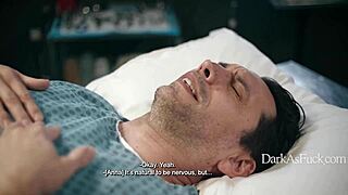 NURSE RIDES MONSTER DEMON PATIENT IN HOSPITAL BED AS MILK SQUIRTS EVERYWHERE