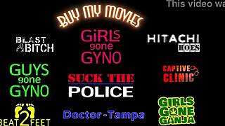 Doctor Forces Hitachi Orgasms On Tanned Patient Lotus Lain