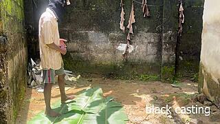 Was my landlord's petite teen daughter horny enough for backyard bbc riding date?