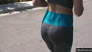 Gorgeous shemale seduces cute girl into wild horny fuck session