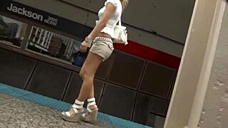 Petite Asian Legs Spread in Sexy Heels and Shoes Foot Fetish Display