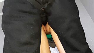 stepmom fucks me doggystyle while wallpapering