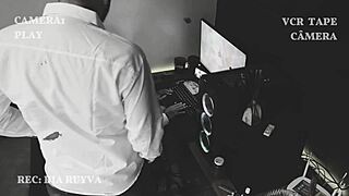 hidden cam caught boss massaging me... will his wife find out now?