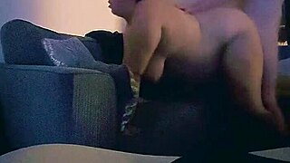 drippin wet wife bent over moanin for rough monster cock in livin room?