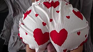 Fucking Juicy Big Ass Girl Bent Over In Tight Shorts POV