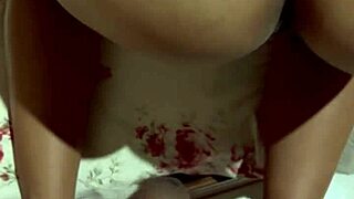 boldly devouring mother-in-law's tight ass at her house before dumping thick cum all over cheeks