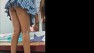 Werita's pussy smashed by huge dildo play