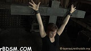 She plays bondage games then gets pussy pounded rough.
