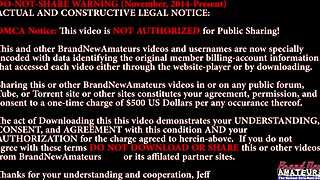 inked skinny blonde myaa jerks cock then pussy slammed!