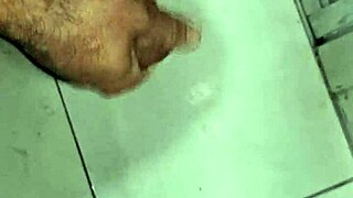 kleber strokes his brazilian cock hard before explosive creampie solo blast...
