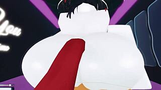 Fan Begs For Anal Pounding, Fills Her Ass With Cum In Roblox Condo Vvv!