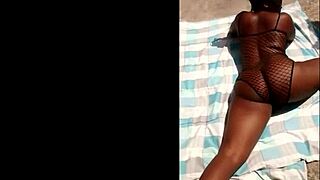 Elvie Slut's Horny Outdoor Phone Masturbation Ebony Compilation Part 2