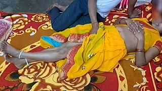 Bhabhi's First Night Creampie From Father-in-Law On Floor