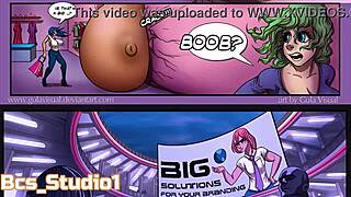 tall girlfriend charlotte's massive tits inflate during hardcore cowgirl ride