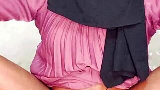 Arab Sissy Shemale Nikab Toy Play and Hard Fuck!