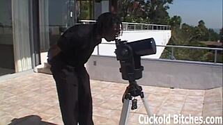 watch your wife worship this massive black cock while you wait pathetic